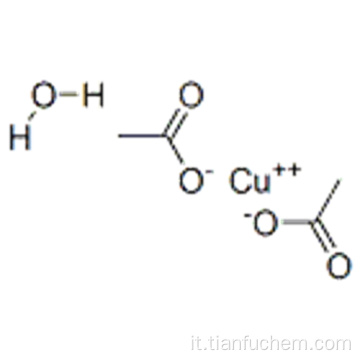 Acido acetico, rame (2+) sale, idrato (9CI) CAS 66923-66-8